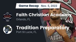 Recap: Faith Christian Academy vs. Tradition Preparatory 2022