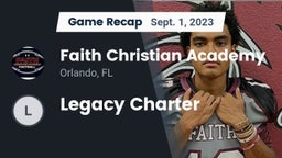 Recap: Faith Christian Academy vs. Legacy Charter 2023
