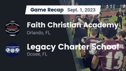 Recap: Faith Christian Academy vs. Legacy Charter School 2023
