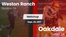 Matchup: Weston Ranch High vs. Oakdale  2016