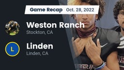 Recap: Weston Ranch  vs. Linden  2022
