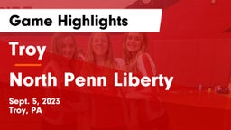 Troy  vs North Penn Liberty  Game Highlights - Sept. 5, 2023