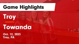 Troy  vs Towanda Game Highlights - Oct. 12, 2023