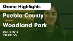 Pueblo County  vs Woodland Park  Game Highlights - Dec. 4, 2018