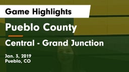Pueblo County  vs Central - Grand Junction  Game Highlights - Jan. 3, 2019