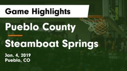 Pueblo County  vs Steamboat Springs  Game Highlights - Jan. 4, 2019
