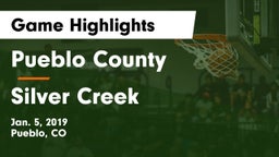 Pueblo County  vs Silver Creek  Game Highlights - Jan. 5, 2019