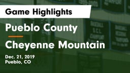 Pueblo County  vs Cheyenne Mountain  Game Highlights - Dec. 21, 2019