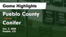 Pueblo County  vs Conifer  Game Highlights - Jan. 3, 2020