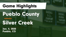 Pueblo County  vs Silver Creek  Game Highlights - Jan. 4, 2020