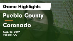 Pueblo County  vs Coronado  Game Highlights - Aug. 29, 2019