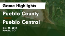 Pueblo County  vs Pueblo Central  Game Highlights - Oct. 15, 2019