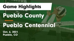 Pueblo County  vs Pueblo Centennial Game Highlights - Oct. 6, 2021