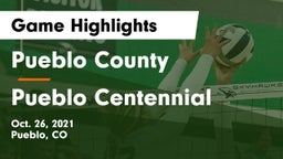Pueblo County  vs Pueblo Centennial Game Highlights - Oct. 26, 2021