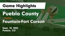 Pueblo County  vs Fountain-Fort Carson  Game Highlights - Sept. 10, 2022
