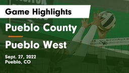 Pueblo County  vs Pueblo West  Game Highlights - Sept. 27, 2022