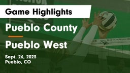 Pueblo County  vs Pueblo West  Game Highlights - Sept. 26, 2023
