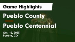 Pueblo County  vs Pueblo Centennial Game Highlights - Oct. 10, 2023