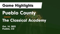 Pueblo County  vs The Classical Academy  Game Highlights - Oct. 14, 2023