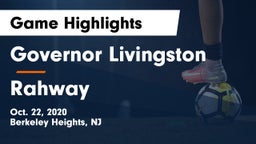 Governor Livingston  vs Rahway  Game Highlights - Oct. 22, 2020
