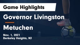 Governor Livingston  vs Metuchen Game Highlights - Nov. 1, 2021