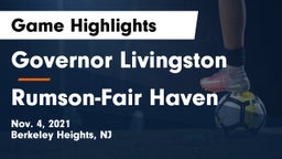 Governor Livingston  vs Rumson-Fair Haven Game Highlights - Nov. 4, 2021