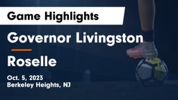 Governor Livingston  vs Roselle  Game Highlights - Oct. 5, 2023