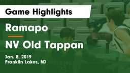 Ramapo  vs NV Old Tappan Game Highlights - Jan. 8, 2019