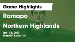 Ramapo  vs Northern Highlands  Game Highlights - Jan. 31, 2023