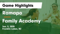 Ramapo  vs Family Academy Game Highlights - Jan. 5, 2020