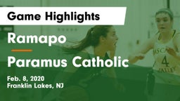 Ramapo  vs Paramus Catholic  Game Highlights - Feb. 8, 2020