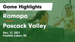 Ramapo  vs Pascack Valley  Game Highlights - Dec. 17, 2021