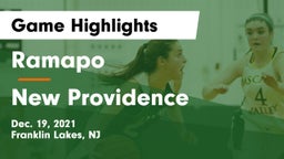 Ramapo  vs New Providence  Game Highlights - Dec. 19, 2021