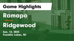 Ramapo  vs Ridgewood  Game Highlights - Jan. 12, 2023