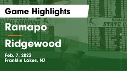 Ramapo  vs Ridgewood  Game Highlights - Feb. 7, 2023