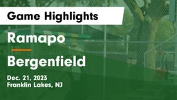 Ramapo  vs Bergenfield  Game Highlights - Dec. 21, 2023