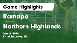 Ramapo  vs Northern Highlands  Game Highlights - Jan. 4, 2024