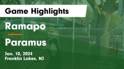 Ramapo  vs Paramus  Game Highlights - Jan. 10, 2024