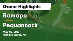 Ramapo  vs Pequannock  Game Highlights - May 22, 2023