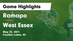 Ramapo  vs West Essex  Game Highlights - May 25, 2021