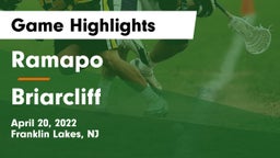 Ramapo  vs Briarcliff  Game Highlights - April 20, 2022