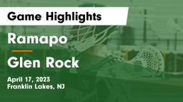 Ramapo  vs Glen Rock  Game Highlights - April 17, 2023