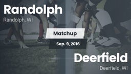 Matchup: Randolph  vs. Deerfield  2016