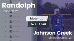 Matchup: Randolph  vs. Johnson Creek  2017
