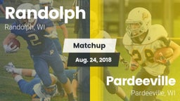 Matchup: Randolph  vs. Pardeeville  2018