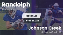 Matchup: Randolph  vs. Johnson Creek  2018