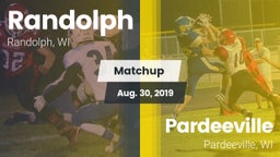 Matchup: Randolph  vs. Pardeeville  2019
