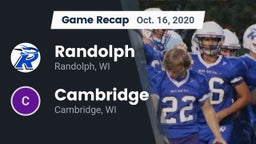 Recap: Randolph  vs. Cambridge  2020