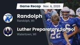 Recap: Randolph  vs. Luther Preparatory School 2020