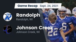 Recap: Randolph  vs. Johnson Creek  2021